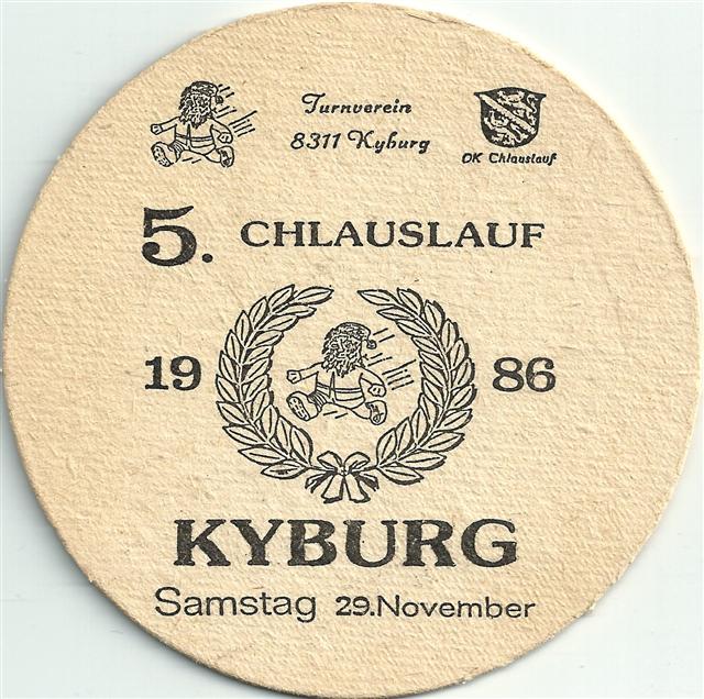 kyburg zh-ch turnverein 1a (rund215-chlauslauf 1986-schwarz) 